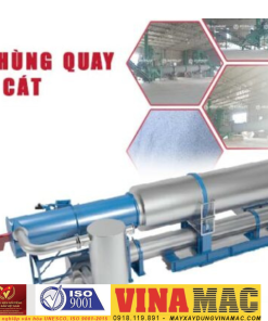 Máy sấy cát thùng quay 2 tầng