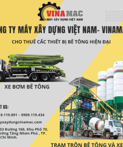 Thuê thiết bị bê tông hiện đại
